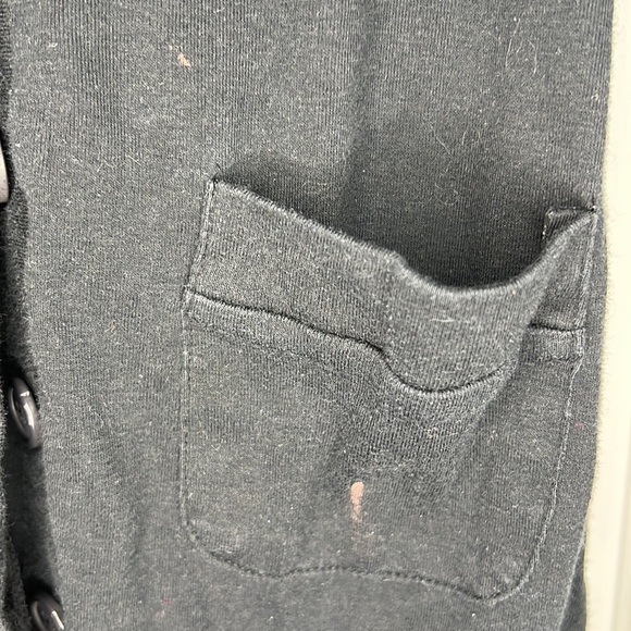 Catch my I button down cardigan pockets black small - Picture 3 of 7